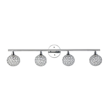 Maeve Iron/Glass Contemporary Glam LED Vanity Light - JONATHAN Y